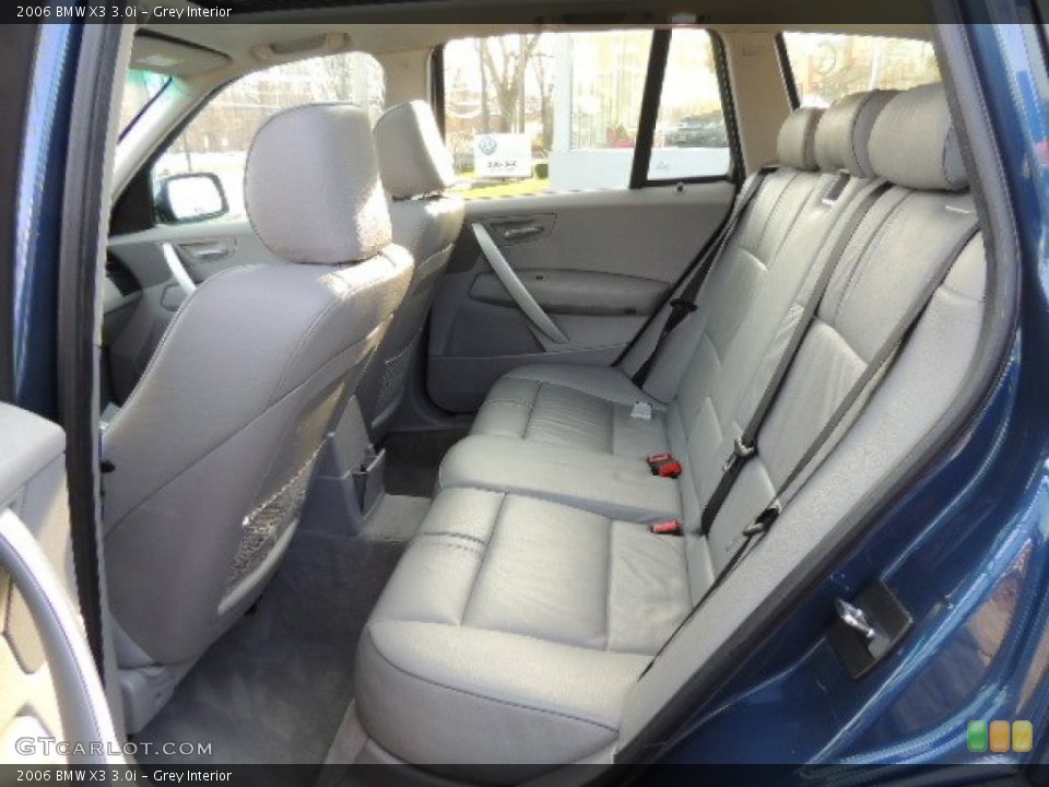 Grey Interior Rear Seat for the 2006 BMW X3 3.0i #73784033