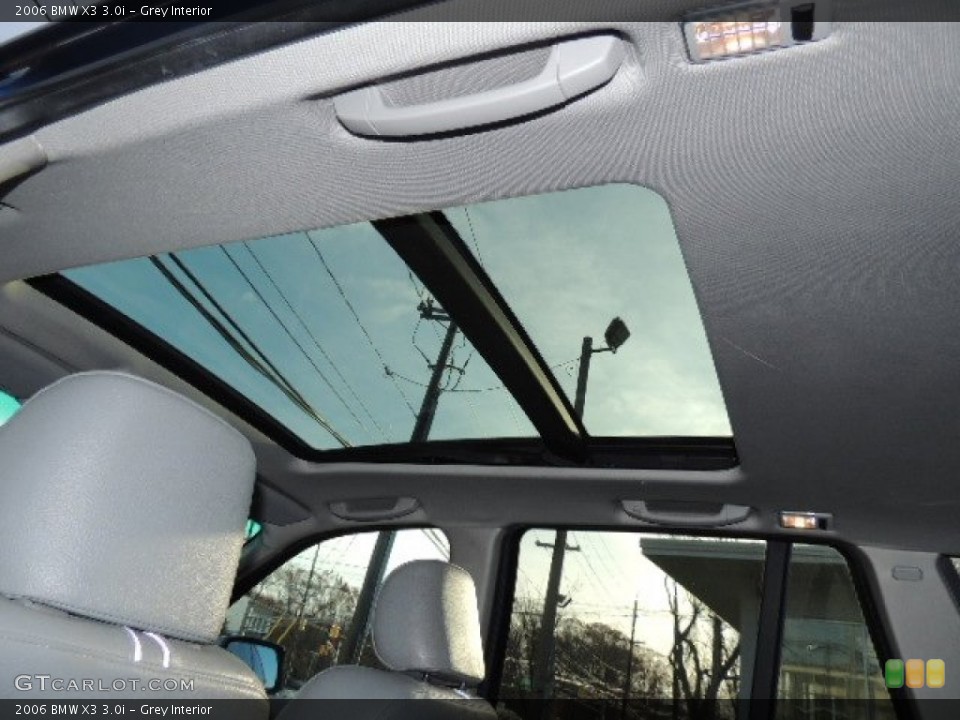 Grey Interior Sunroof for the 2006 BMW X3 3.0i #73784052
