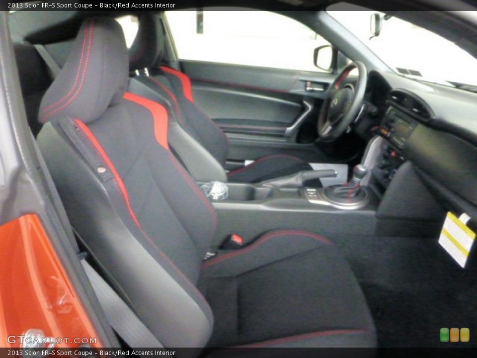 Black/Red Accents Interior Photo for the 2013 Scion FR-S Sport Coupe #73784198