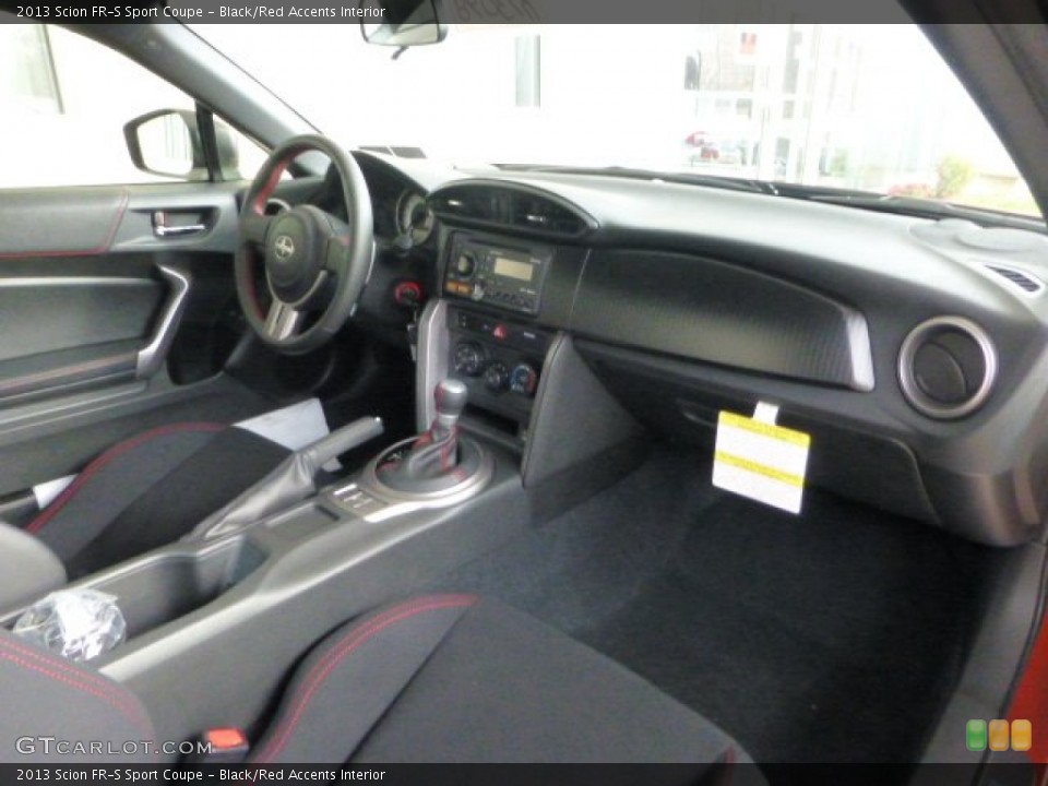 Black/Red Accents Interior Photo for the 2013 Scion FR-S Sport Coupe #73784223