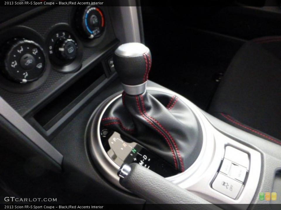 Black/Red Accents Interior Transmission for the 2013 Scion FR-S Sport Coupe #73784342