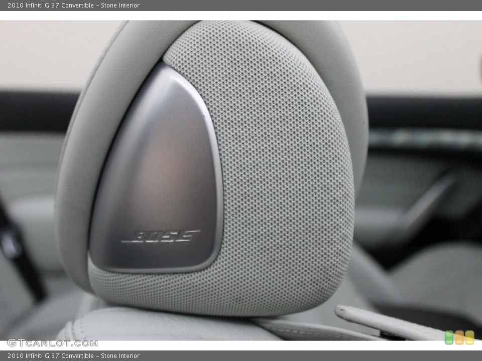 Stone Interior Audio System for the 2010 Infiniti G 37 Convertible #73784663