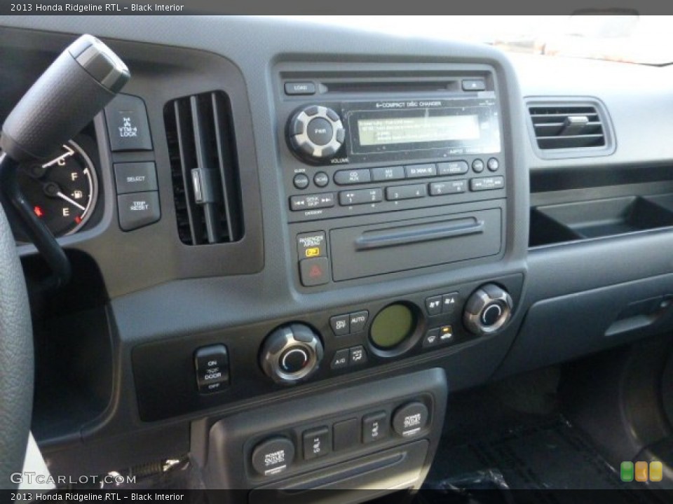 Black Interior Controls for the 2013 Honda Ridgeline RTL #73785397