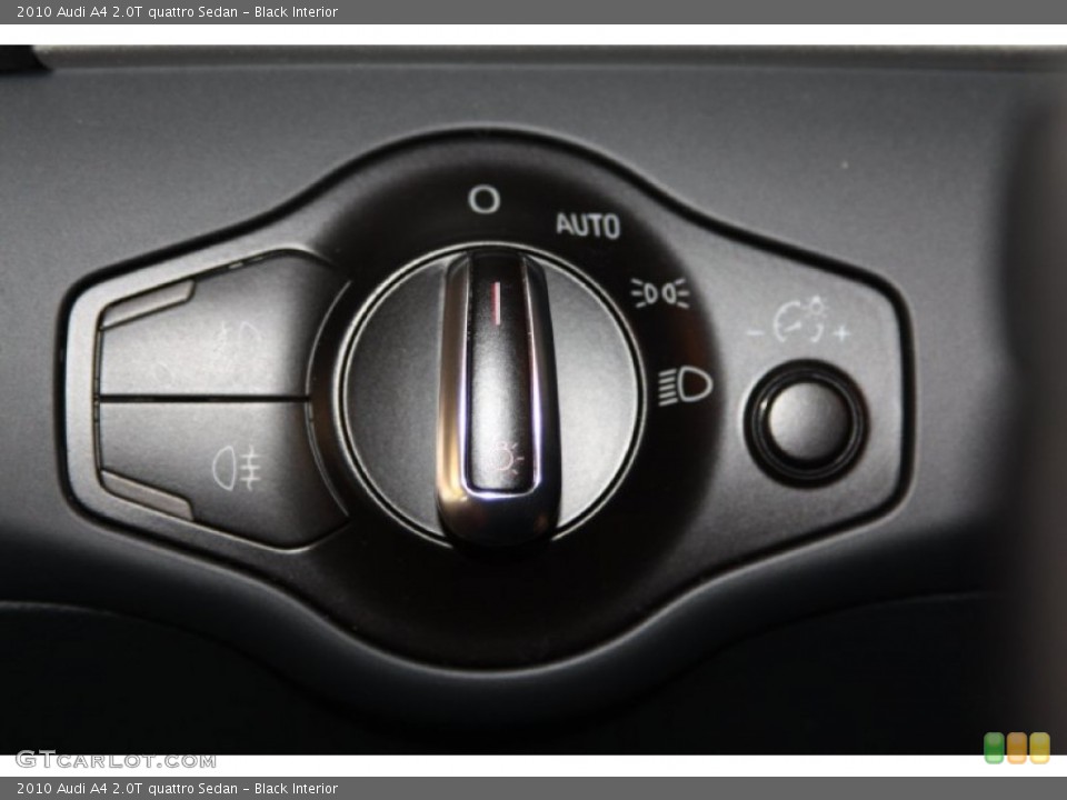 Black Interior Controls for the 2010 Audi A4 2.0T quattro Sedan #73785443