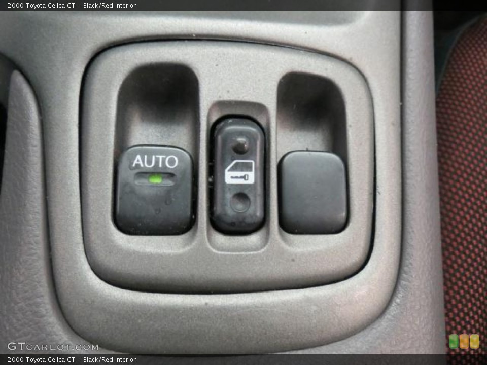 Black/Red Interior Controls for the 2000 Toyota Celica GT #73785485