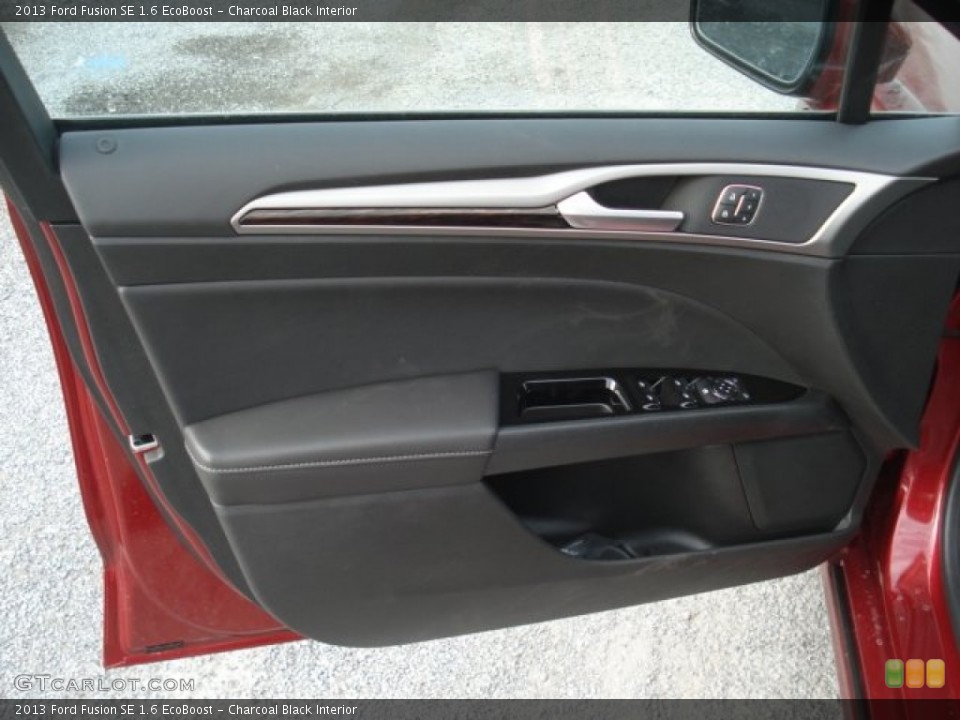 Charcoal Black Interior Door Panel for the 2013 Ford Fusion SE 1.6 EcoBoost #73786199