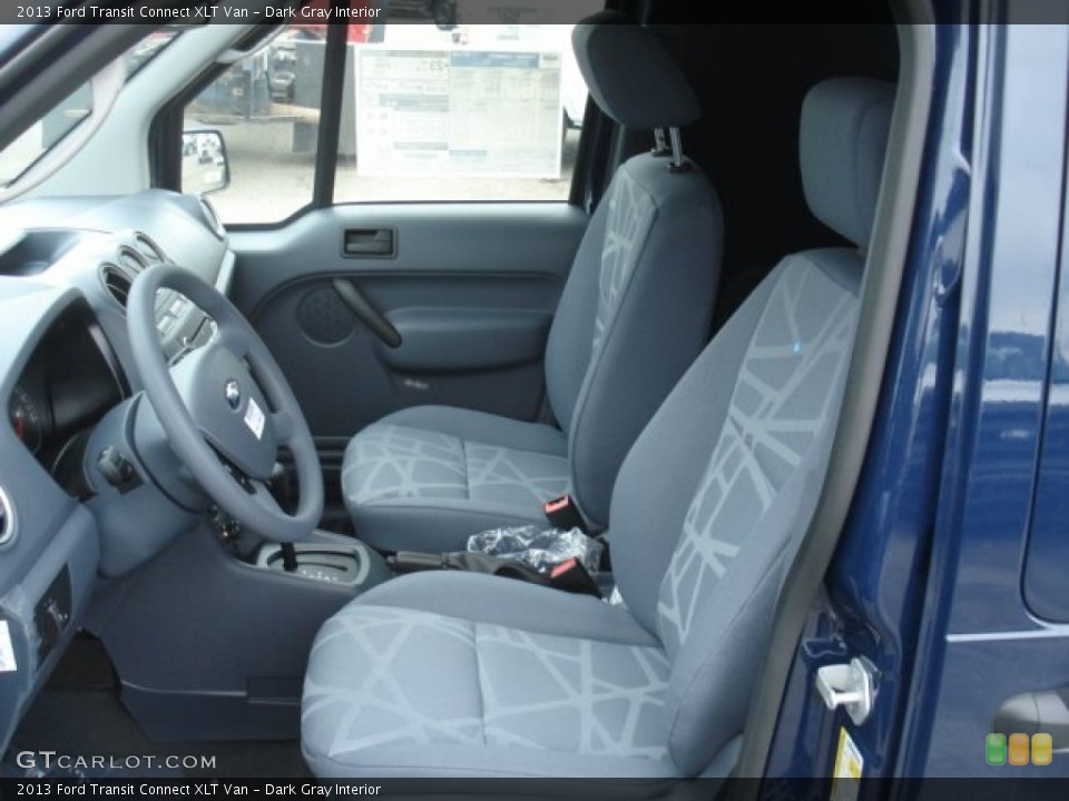 Dark Gray Interior Front Seat for the 2013 Ford Transit Connect XLT Van #73787255