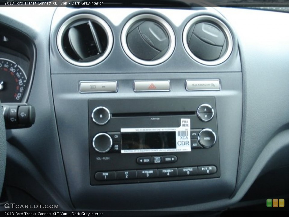 Dark Gray Interior Controls for the 2013 Ford Transit Connect XLT Van #73787315