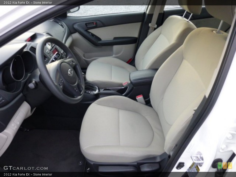 Stone Interior Front Seat for the 2012 Kia Forte EX #73787618