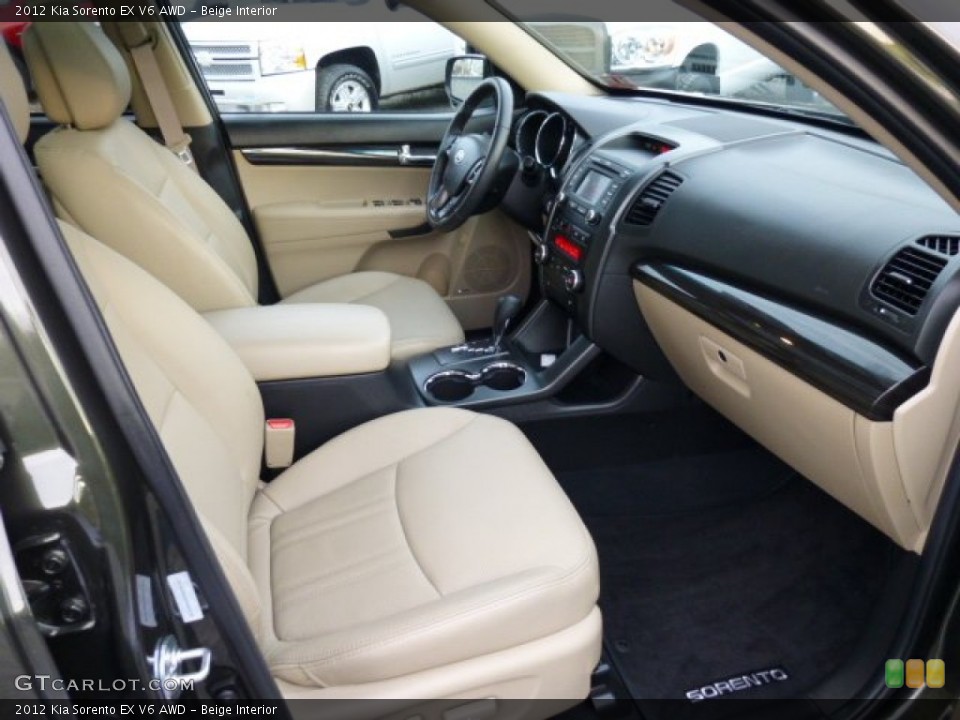 Beige Interior Photo for the 2012 Kia Sorento EX V6 AWD #73787828