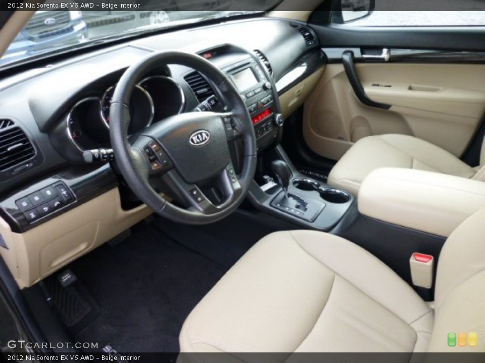 Beige 2012 Kia Sorento Interiors