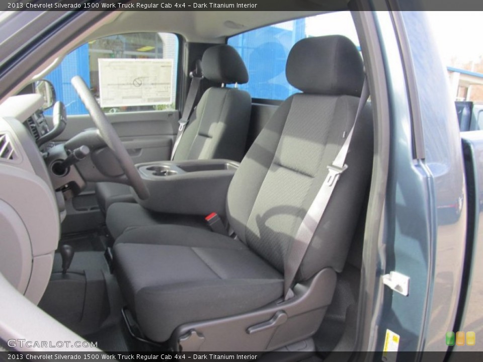 Dark Titanium Interior Front Seat for the 2013 Chevrolet Silverado 1500 Work Truck Regular Cab 4x4 #73787969
