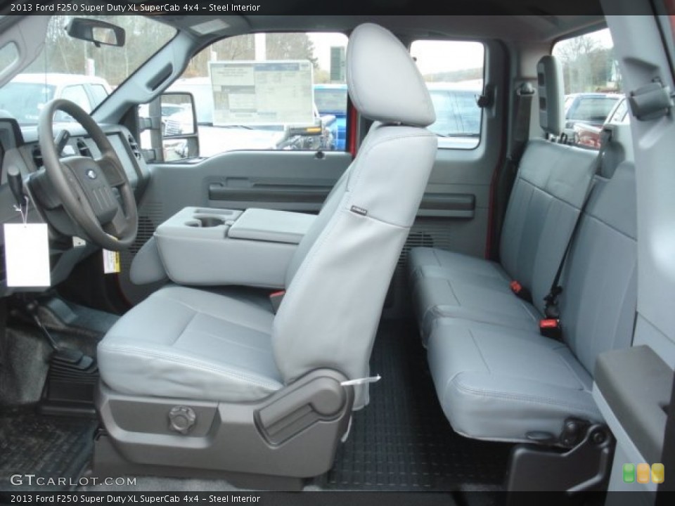 Steel Interior Photo for the 2013 Ford F250 Super Duty XL SuperCab 4x4 #73788323
