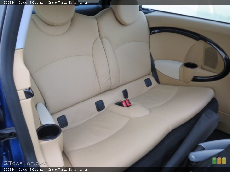 Gravity Tuscan Beige Interior Rear Seat for the 2008 Mini Cooper S Clubman #73789454