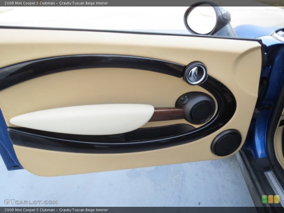 Gravity Tuscan Beige Interior Door Panel for the 2008 Mini Cooper S Clubman #73789485