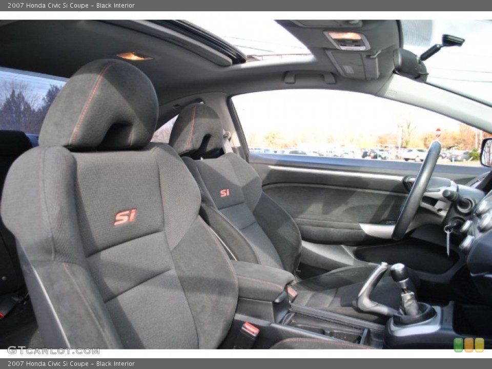 Black Interior Photo for the 2007 Honda Civic Si Coupe #73789649