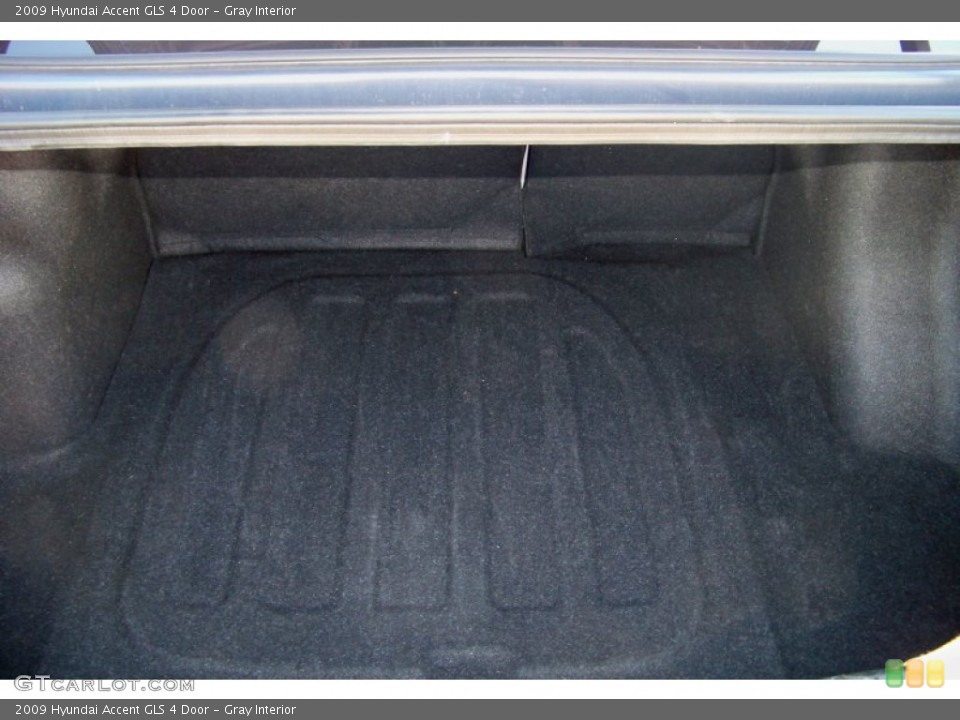 Gray Interior Trunk for the 2009 Hyundai Accent GLS 4 Door #73790261