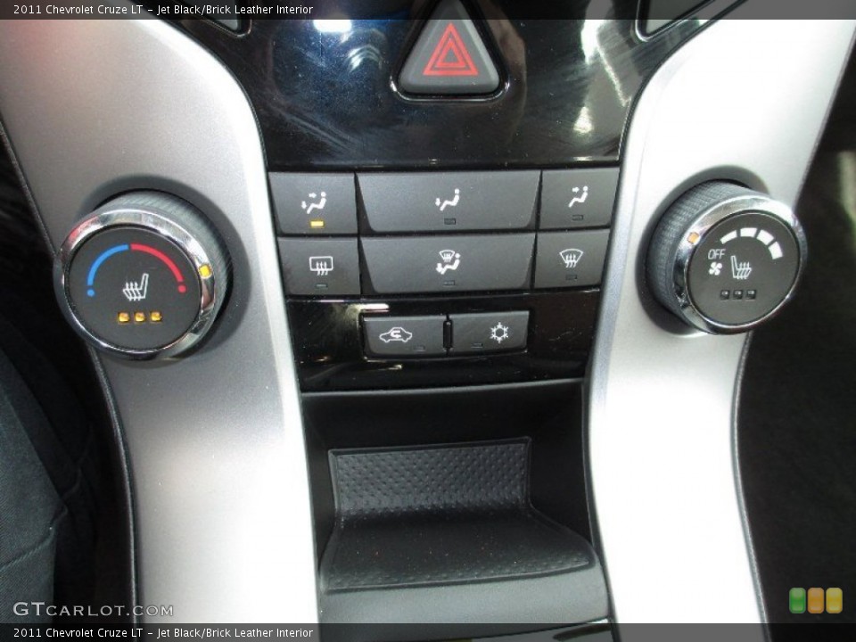 Jet Black/Brick Leather Interior Controls for the 2011 Chevrolet Cruze LT #73790885