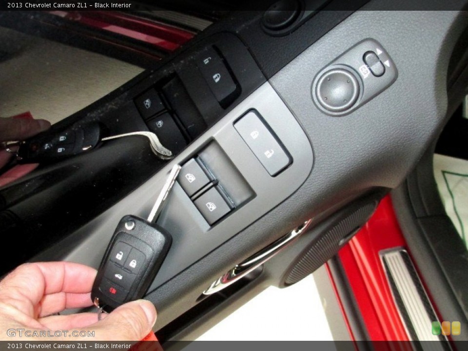 Black Interior Controls for the 2013 Chevrolet Camaro ZL1 #73792225