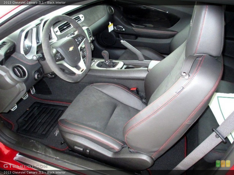 Black Interior Front Seat for the 2013 Chevrolet Camaro ZL1 #73792592