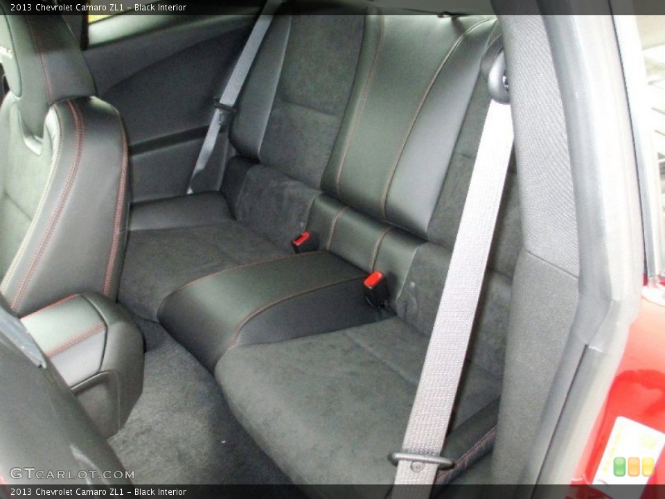 Black Interior Rear Seat for the 2013 Chevrolet Camaro ZL1 #73792610