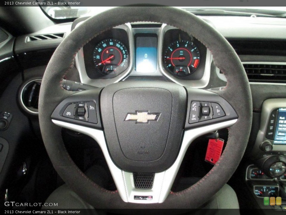Black Interior Steering Wheel for the 2013 Chevrolet Camaro ZL1 #73792679