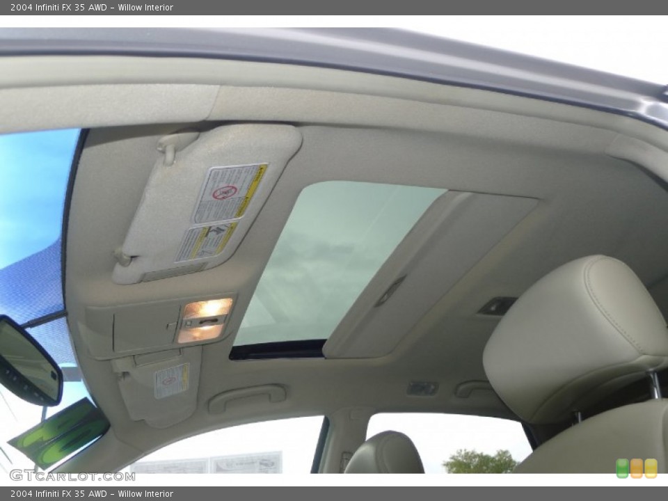 Willow Interior Sunroof for the 2004 Infiniti FX 35 AWD #73792778