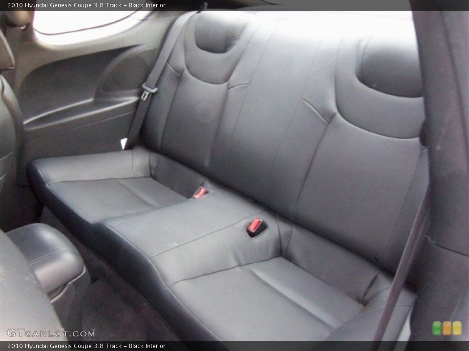 Black Interior Rear Seat for the 2010 Hyundai Genesis Coupe 3.8 Track #73793513