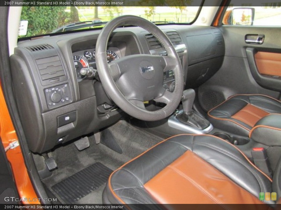 Ebony Black/Morocco Interior Prime Interior for the 2007 Hummer H3  #73793785