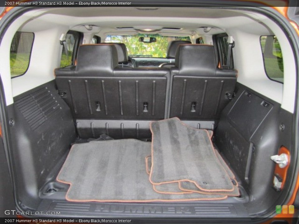 Ebony Black/Morocco Interior Trunk for the 2007 Hummer H3  #73793970