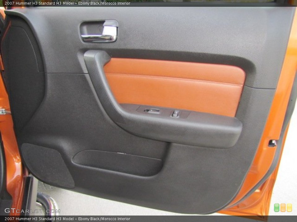 Ebony Black/Morocco Interior Door Panel for the 2007 Hummer H3  #73794152