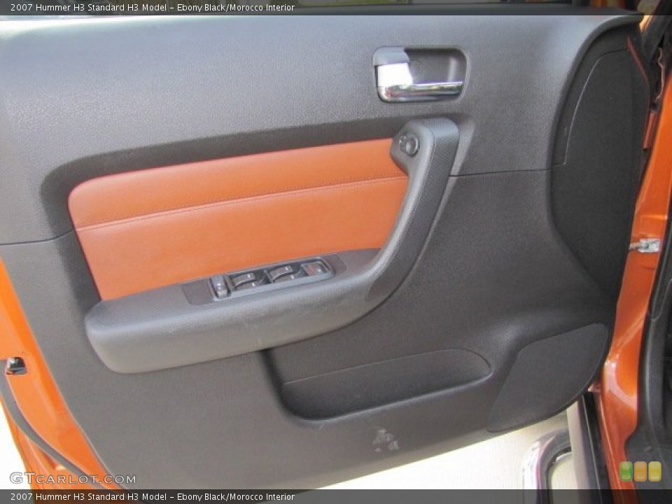 Ebony Black/Morocco Interior Door Panel for the 2007 Hummer H3  #73794164