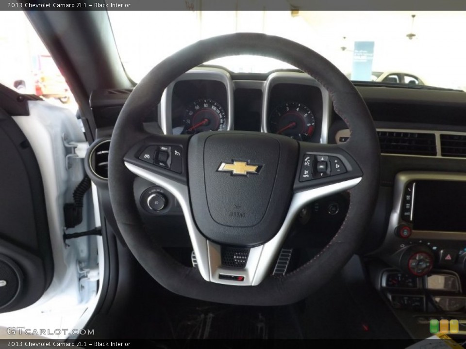 Black Interior Steering Wheel for the 2013 Chevrolet Camaro ZL1 #73795633