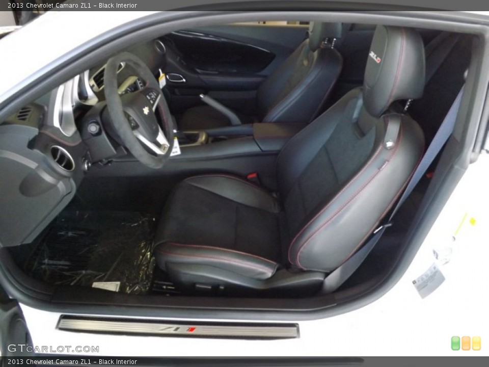 Black Interior Front Seat for the 2013 Chevrolet Camaro ZL1 #73795688