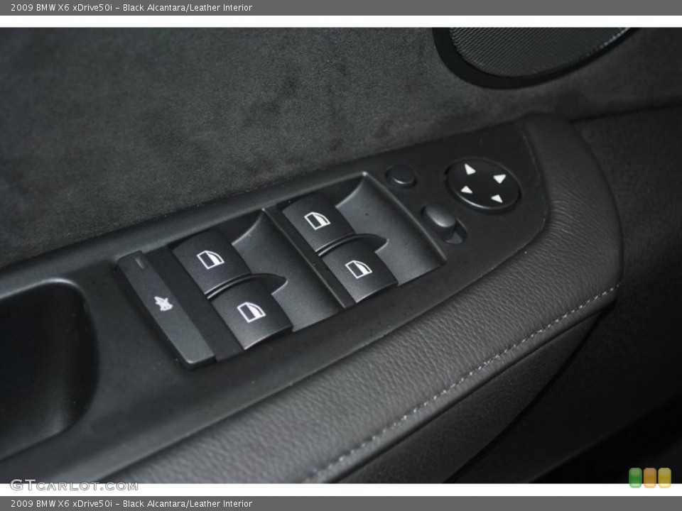 Black Alcantara/Leather Interior Controls for the 2009 BMW X6 xDrive50i #73796096