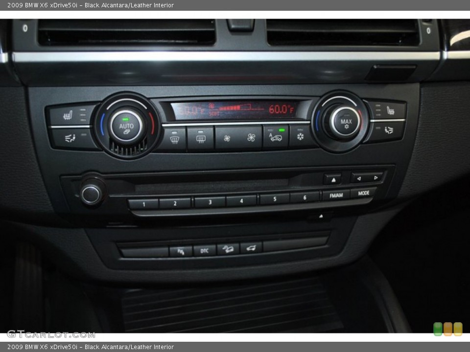 Black Alcantara/Leather Interior Controls for the 2009 BMW X6 xDrive50i #73796198