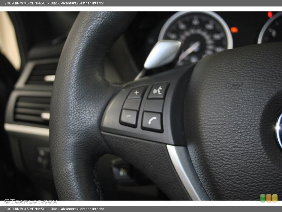 Black Alcantara/Leather Interior Controls for the 2009 BMW X6 xDrive50i #73796292
