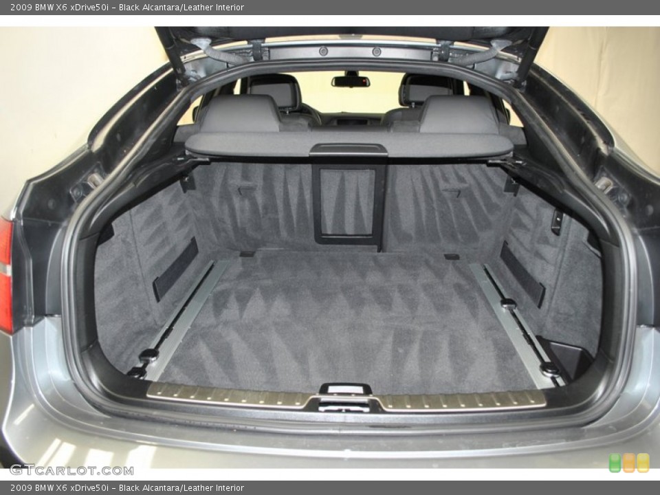 Black Alcantara/Leather Interior Trunk for the 2009 BMW X6 xDrive50i #73796375