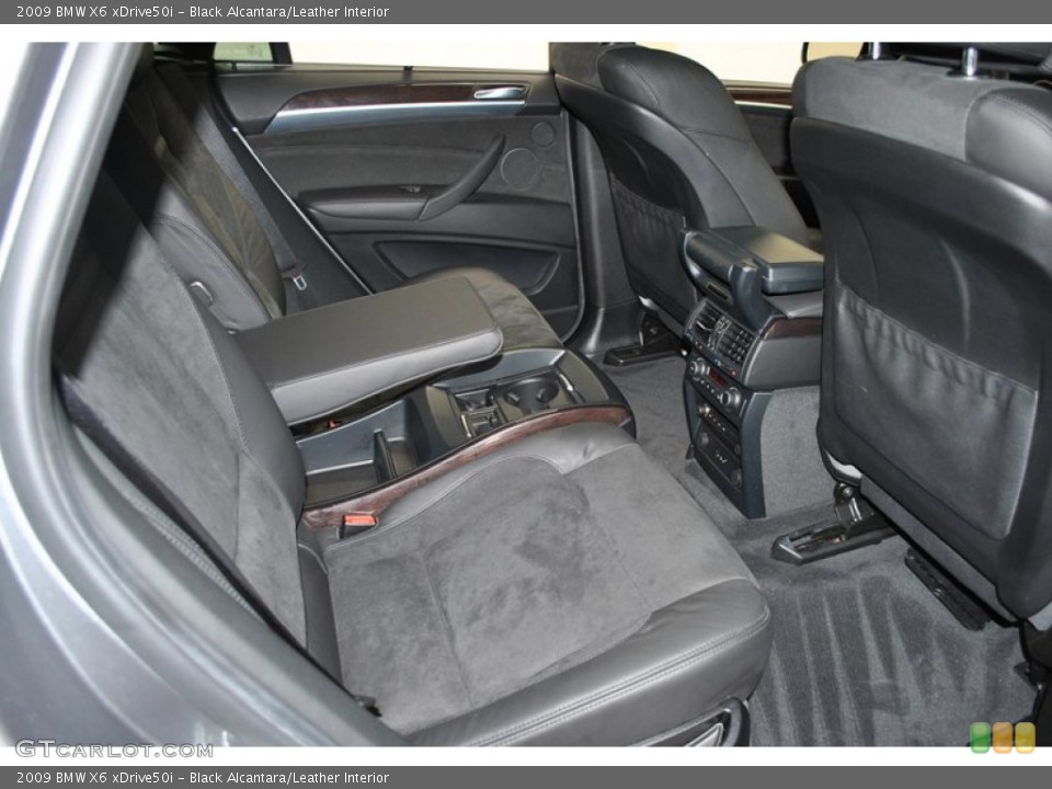 Black Alcantara/Leather Interior Rear Seat for the 2009 BMW X6 xDrive50i #73796405