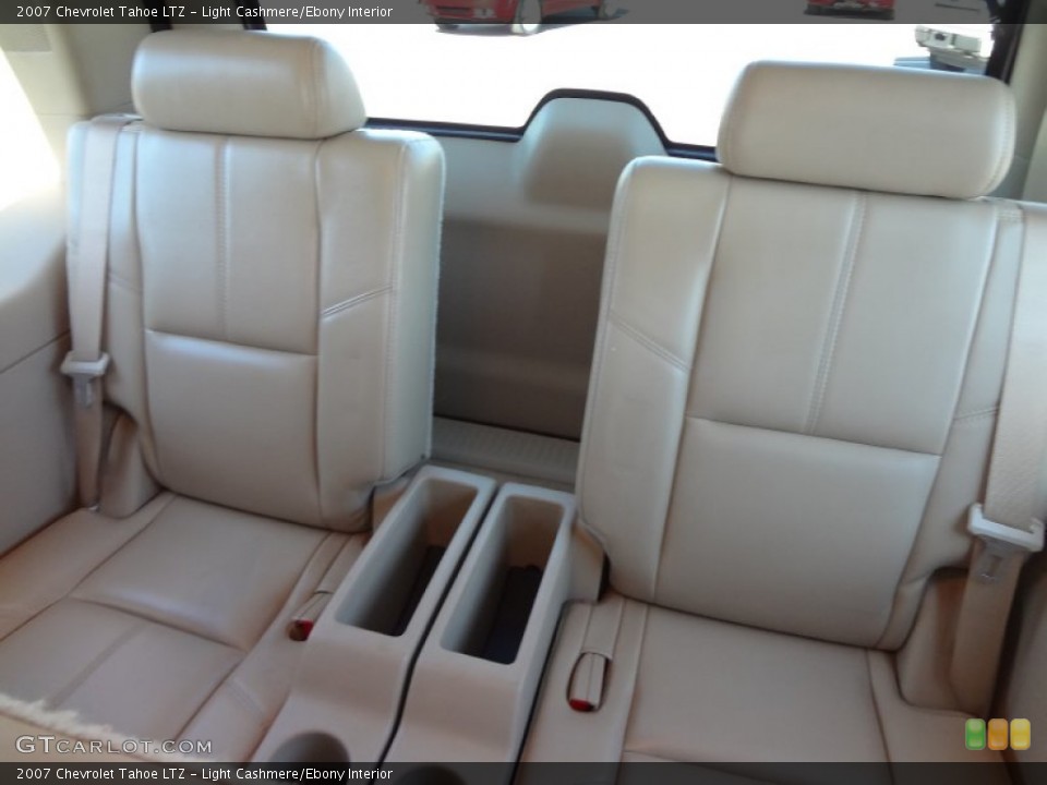 Light Cashmere/Ebony Interior Rear Seat for the 2007 Chevrolet Tahoe LTZ #73797707