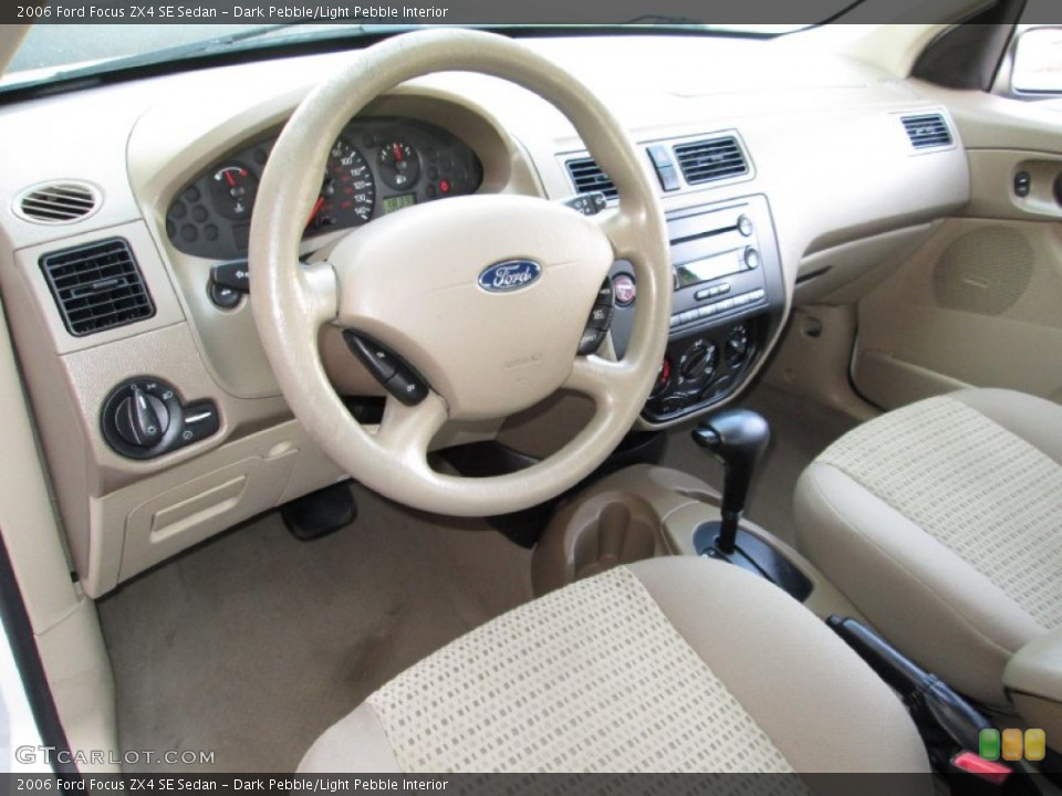 Dark Pebble/Light Pebble Interior Prime Interior for the 2006 Ford Focus ZX4 SE Sedan #73797915
