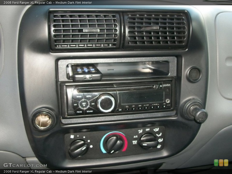 Medium Dark Flint Interior Controls for the 2008 Ford Ranger XL Regular Cab #73798295