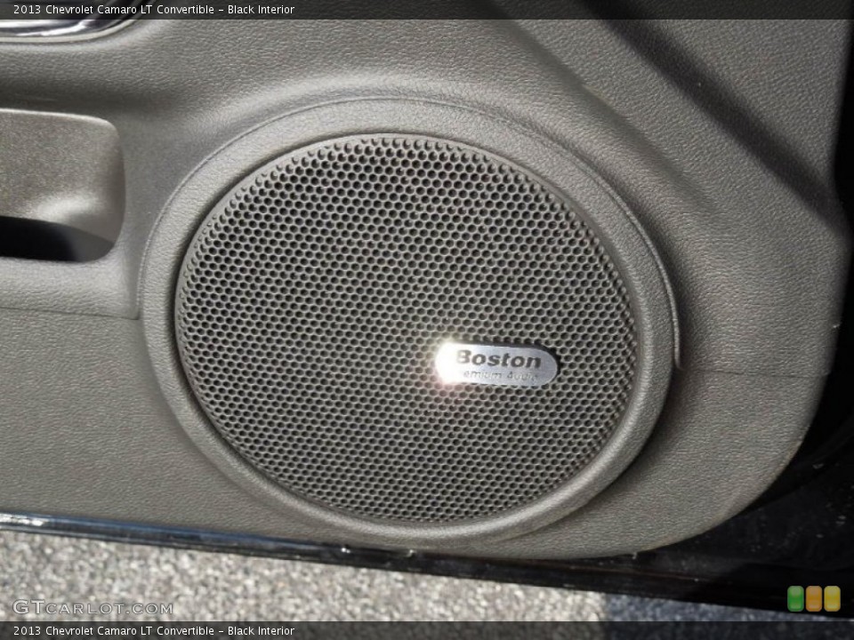 Black Interior Audio System for the 2013 Chevrolet Camaro LT Convertible #73802021