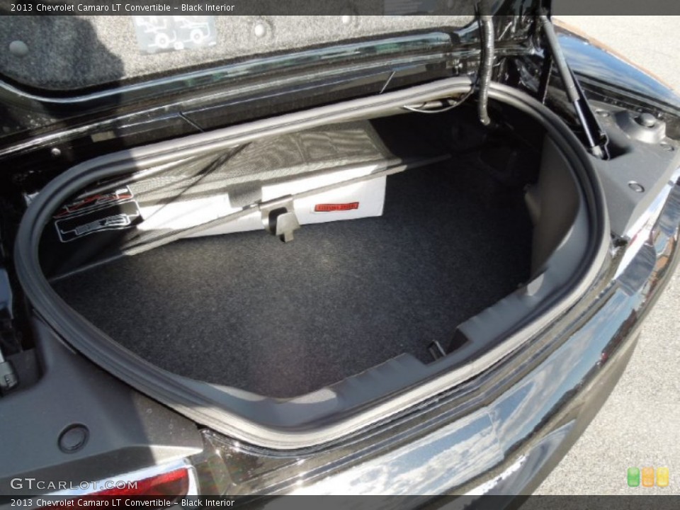 Black Interior Trunk for the 2013 Chevrolet Camaro LT Convertible #73802072