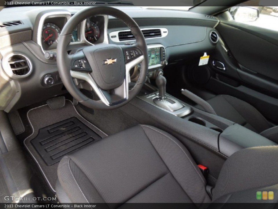 Black Interior Prime Interior for the 2013 Chevrolet Camaro LT Convertible #73802162