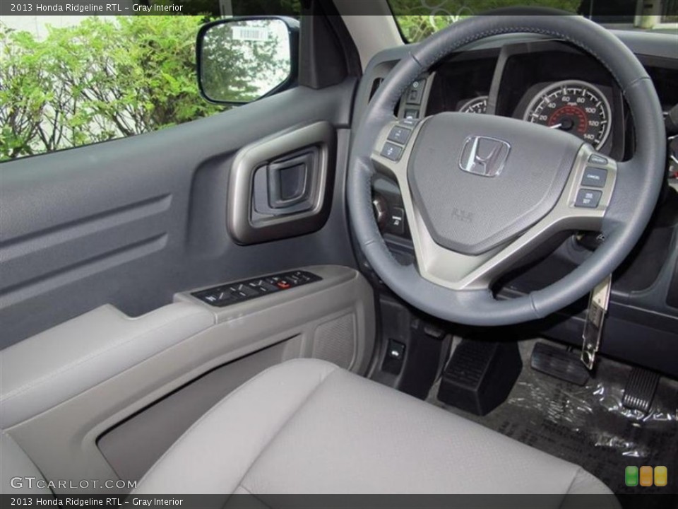 Gray Interior Steering Wheel for the 2013 Honda Ridgeline RTL #73809263