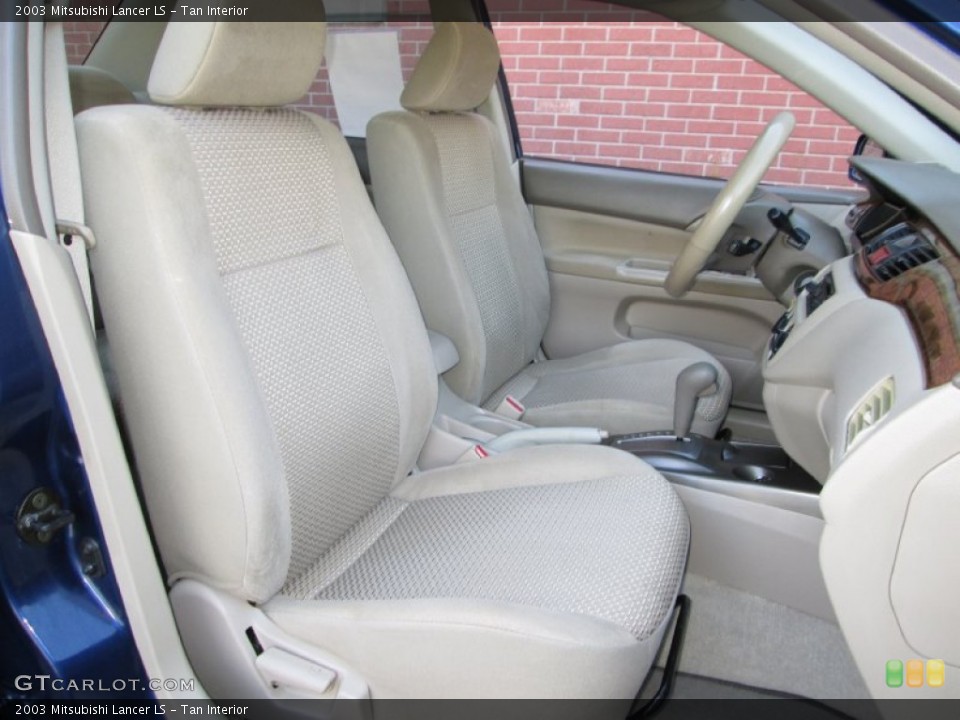 Tan Interior Front Seat for the 2003 Mitsubishi Lancer LS #73809413