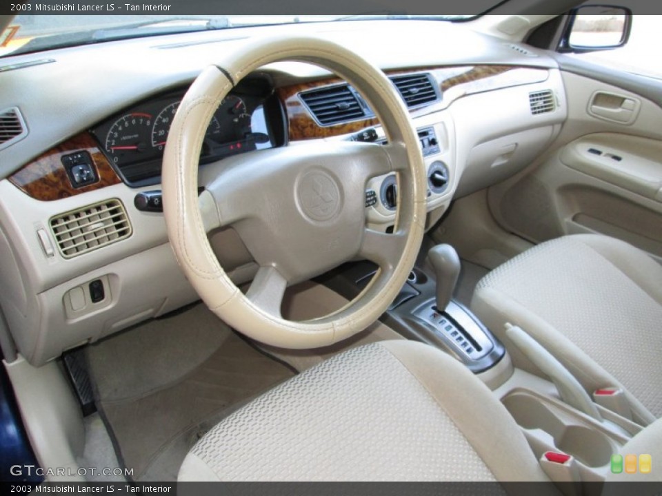 Tan 2003 Mitsubishi Lancer Interiors