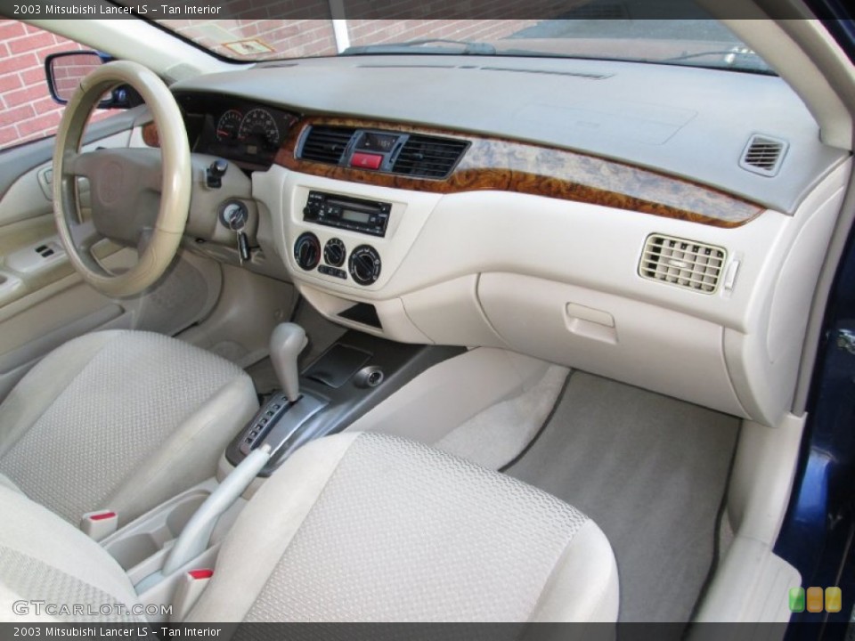 Tan Interior Dashboard for the 2003 Mitsubishi Lancer LS #73809452