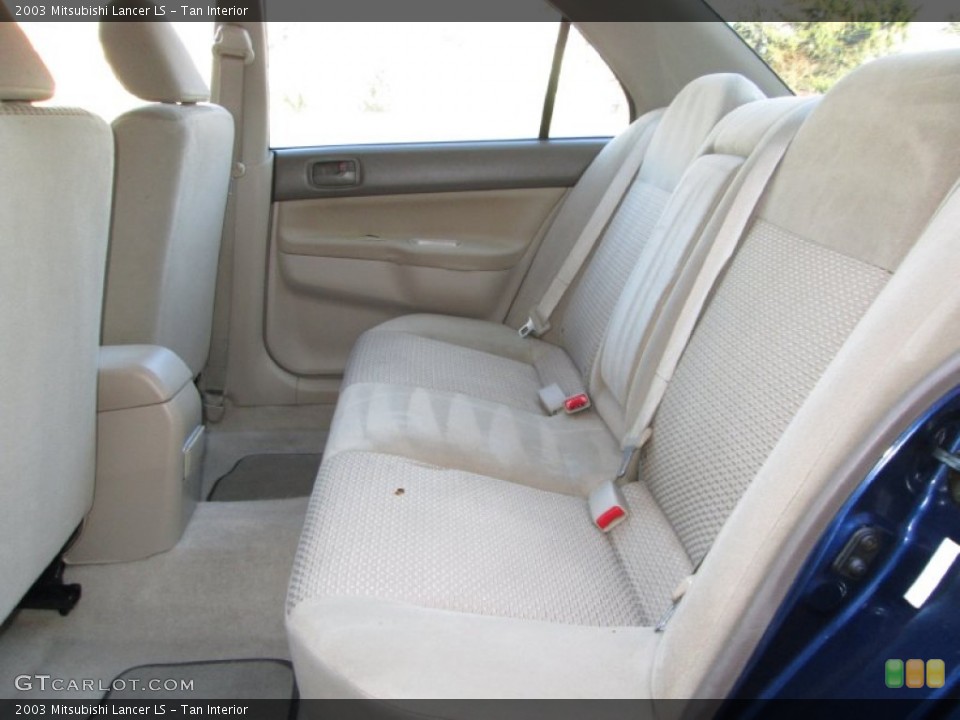 Tan Interior Rear Seat for the 2003 Mitsubishi Lancer LS #73809472